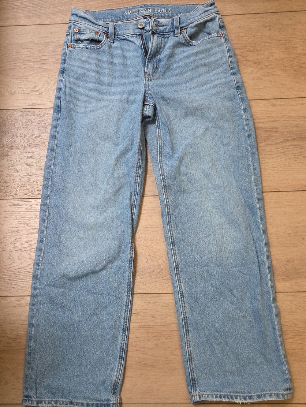 American Eagle Light Blue Stonepipe Jeans